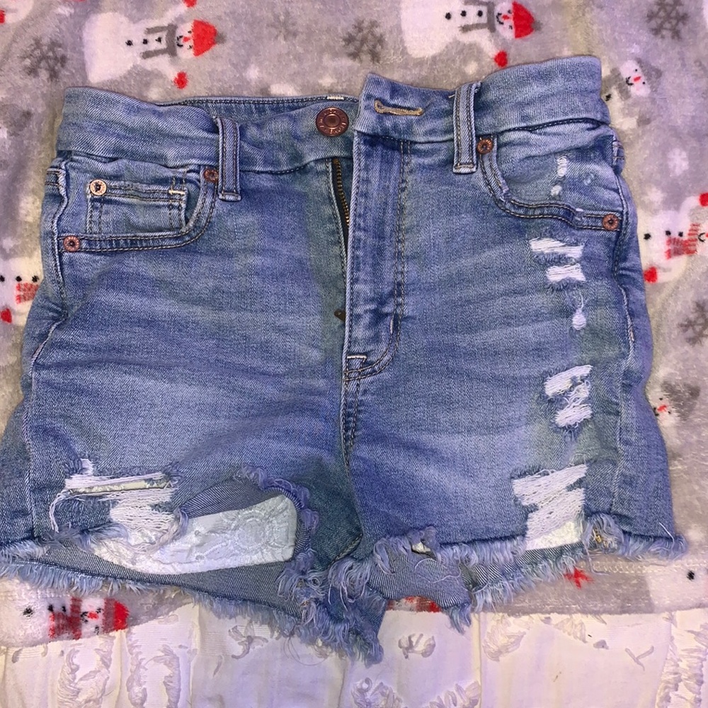 American eagle jean shorts